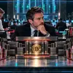 Photo réaliste d’un trader Bitcoin entre des positions longues et courtes vulnérables, tandis que le BTC consolide au milieu de deux zones susceptibles d’amplifier le prochain mouvement.