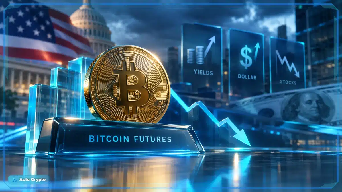 Bitcoin futures face au repli macro Bitcoin futures face au repli macro — Bitcoin futures
