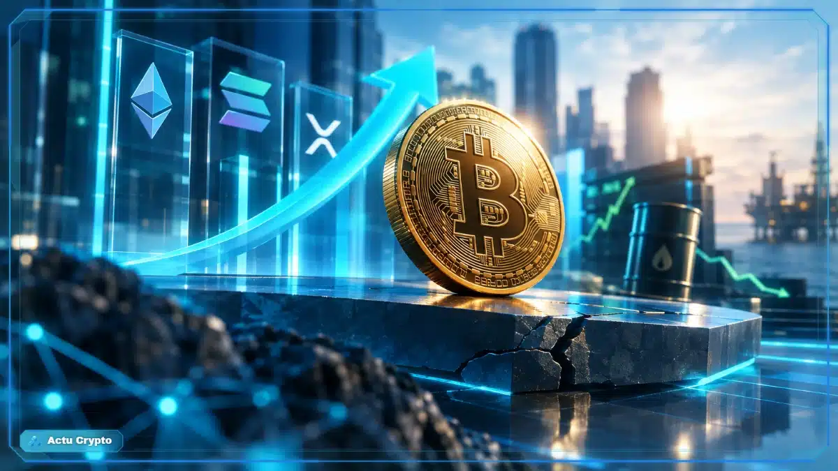 Cours Bitcoin : rebond rapide, base fragile Cours Bitcoin : rebond rapide, base fragile — cours Bitcoin