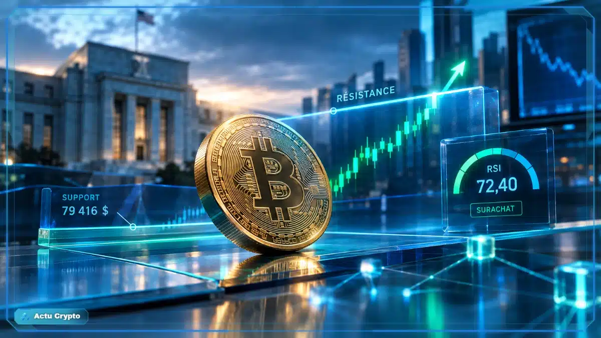 Cours Bitcoin : un rebond encore sous tension Cours Bitcoin : un rebond encore sous tension — cours Bitcoin