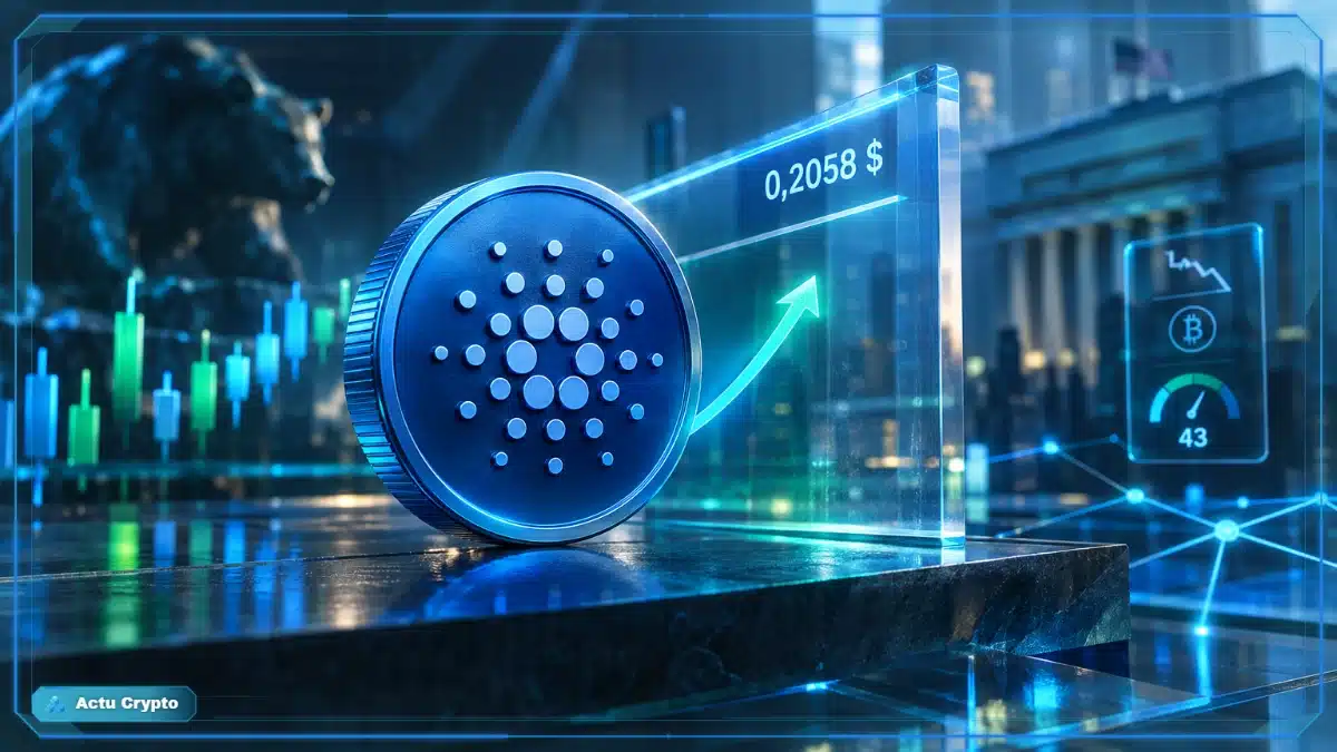 Cours Cardano : reprise intraday sous résistance Cours Cardano : reprise intraday sous résistance — cours Cardano