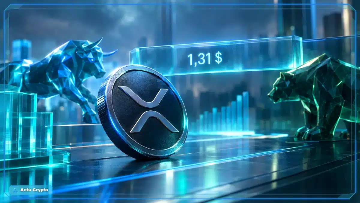 Cours XRP : le test de 1,31 $ Cours XRP : le test de 1,31 $ — cours XRP