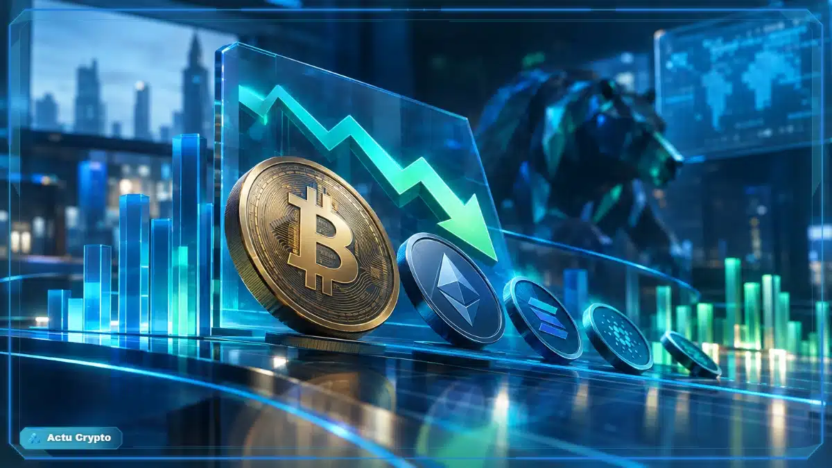 Marché crypto : une correction confirmée par les volumes Marché crypto : une correction confirmée par les volumes — marché crypto