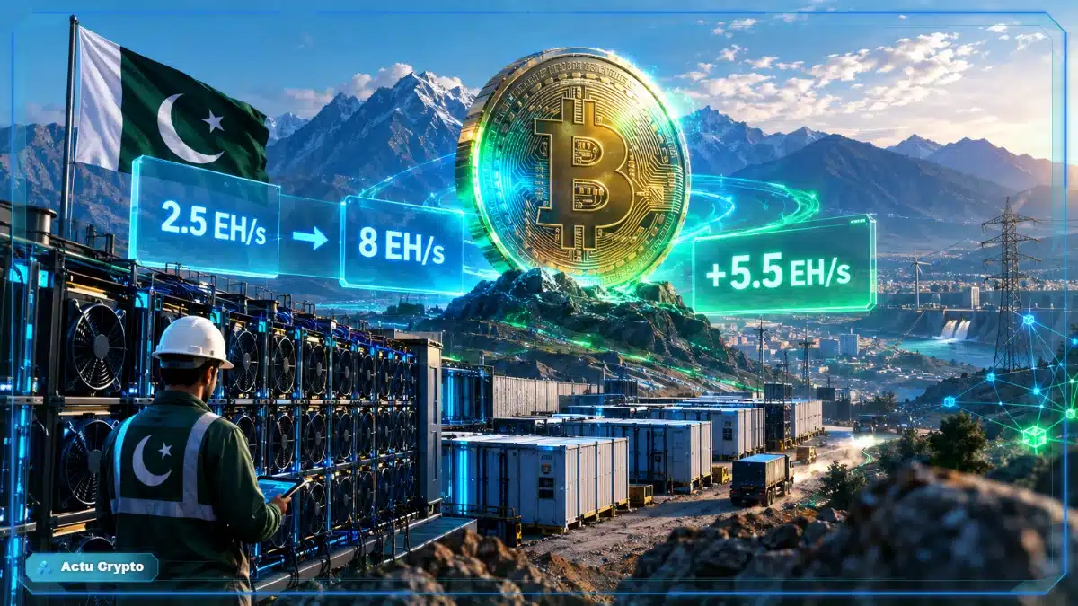 Minage Bitcoin au Pakistan : 5,5 EH/s ajoutés en un trimestre