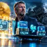Illustration de l’allocation de capitaux de Strategy entre Bitcoin et actions STRC