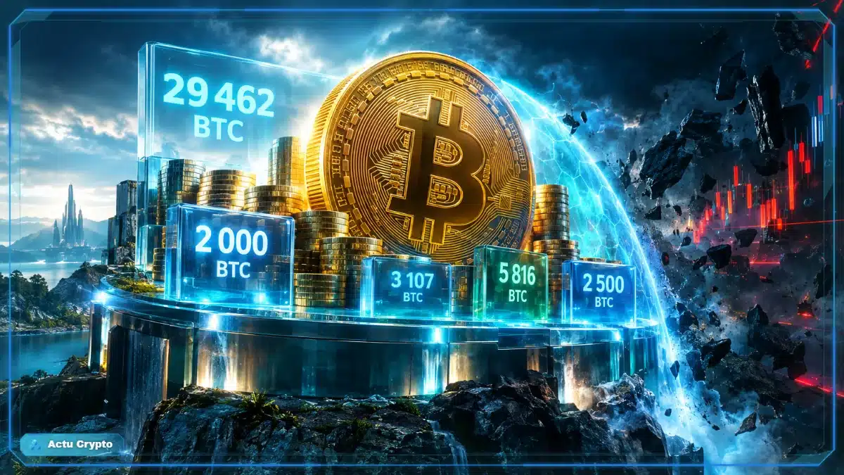 Trésorerie Bitcoin : 2 000 BTC achetés Trésorerie Bitcoin : 2 000 BTC achetés